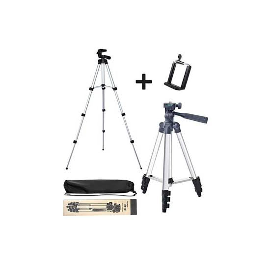 3.5ft Adjustable Tripod Stand ā Mobile & DSLR Universal Stand (Silver 3110)
