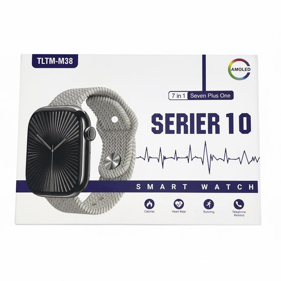 M38 Series 10 Smartwatch β Premium Edition with 7 Straps