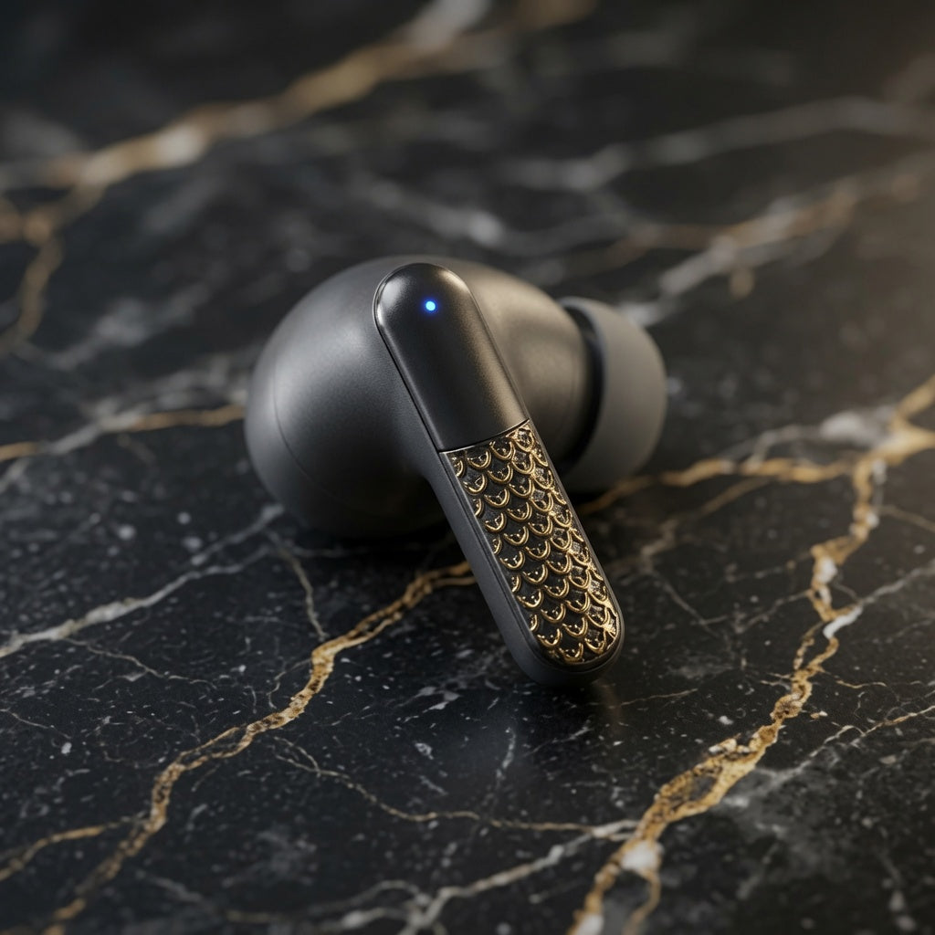 Buds Pro 7 Carbon Plated Wireless Earbuds with 15mm Bass Drivers, ANC & ENC Noise Cancellation, HD Calling, Bluetooth Earbuds, Type-C Charging