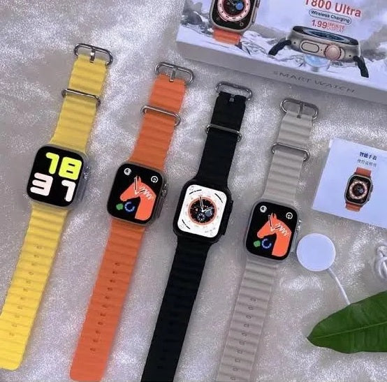 T800 Ultra Smartwatch: Rugged Design with Full Fitness & Smart Features