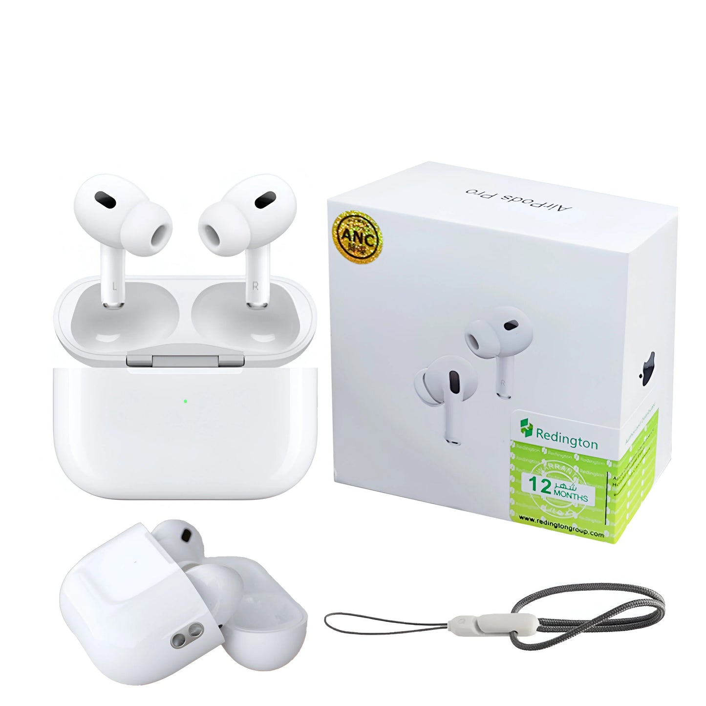 AirPods Pro 2 2nd Generation ANC/ENC – Master Quality Buzzer Edition - All Sensors Working - Free Silicone Cover
