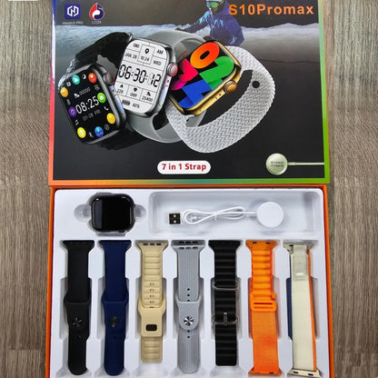 S10 Pro Max Smart Watch  Full Touch HD Screen and Magnetic Wireless Charging