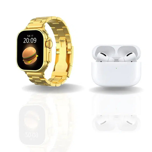 I20 Ultra Smartwatch with AirPods – Fitness Tracker & Bluetooth Calling