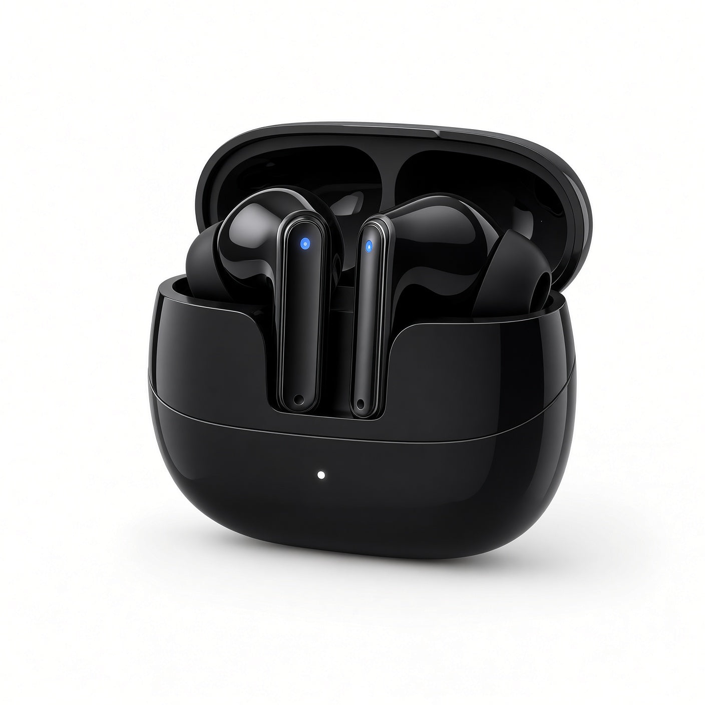U45 Ceramic Shiny Wireless Bluetooth Earbuds | Stereo Bass Sound, Touch Control, HD Calling & Long Battery Life
