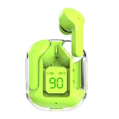 Air31 Transparent Earbuds – Bluetooth 5.3 with Carry Pouch