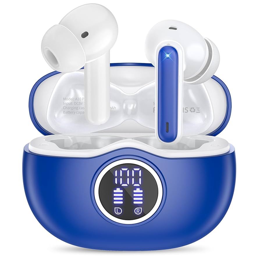Gaming Wireless Earbuds – LED Display, ENC Noise Cancellation & Bluetooth 5.3