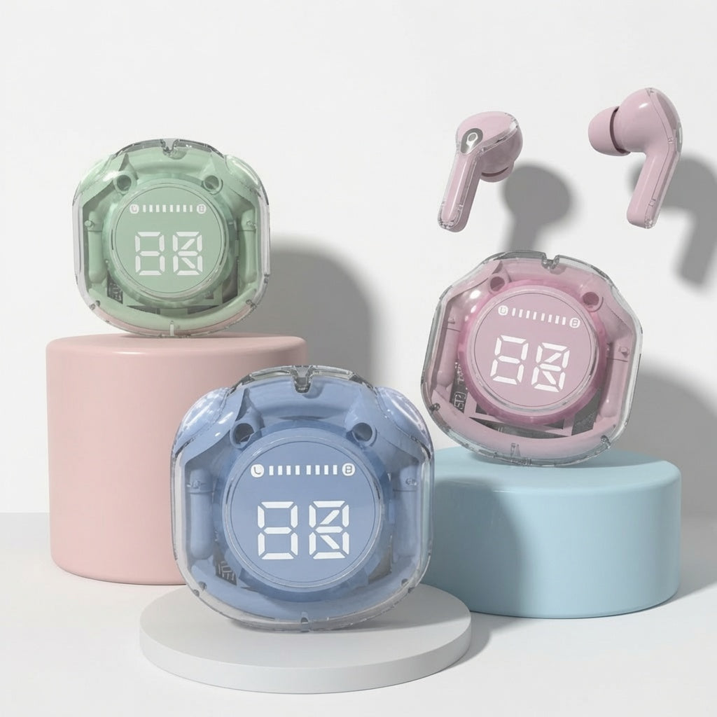Air39 Wireless Earbuds – Bluetooth 5.3 | Heavy Bass Stereo • Noise Reduction • Waterproof Sports Pods with LED Battery Display & Mic