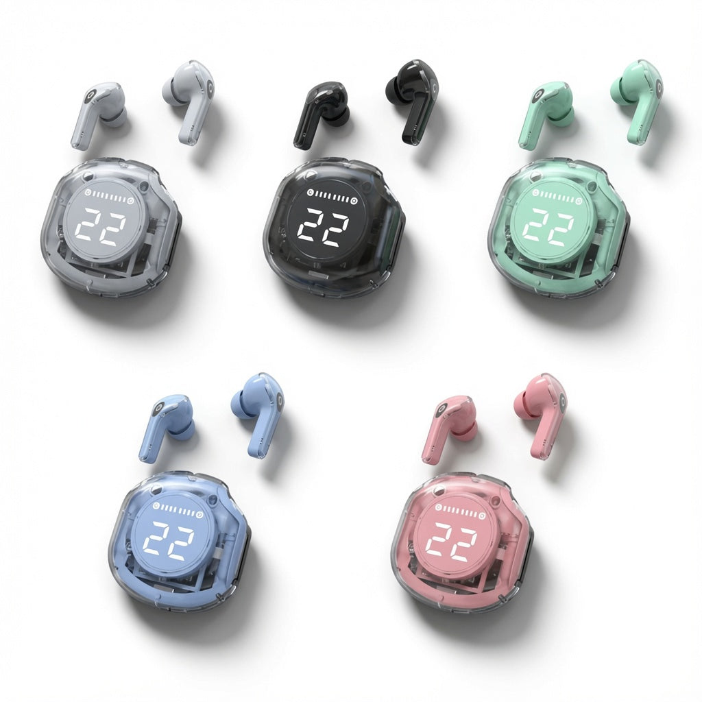 Air39 Wireless Earbuds – Bluetooth 5.3 | Heavy Bass Stereo • Noise Reduction • Waterproof Sports Pods with LED Battery Display & Mic