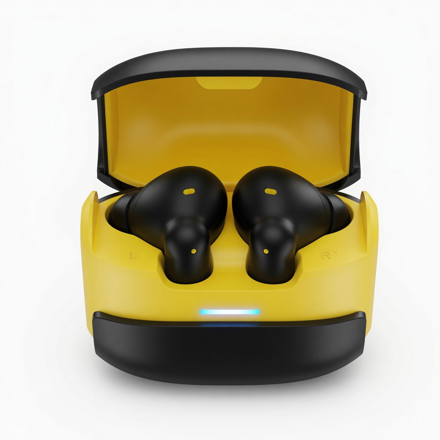 ANC/ENC U39 Gaming Wireless Earbuds Bluetooth 5.4 Low Latency TWS Earphones with RGB Lights & HD Quad Mic