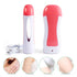 3-in-1 Depilatory Wax Heater & Roll-On Epilator – Full-Body Hair Removal for Smooth Skin