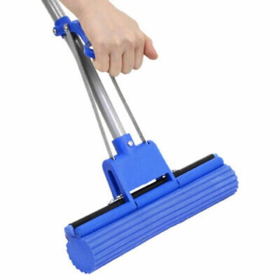 2-in-1 Squeeze Sponge Mop for Wet & Dry Cleaning