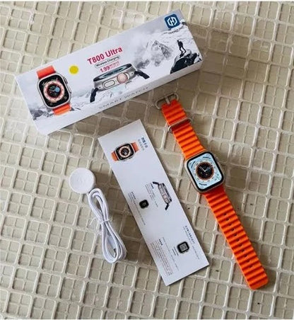 T800 Ultra Smartwatch: Rugged Design with Full Fitness & Smart Features