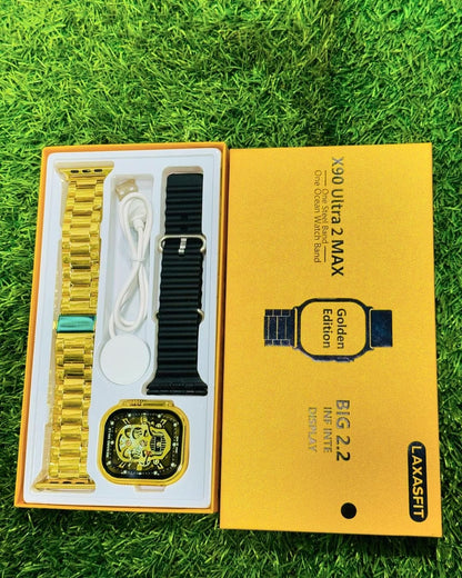 X90 Ultra Smartwatch: Premium Display, Advanced Health Tracking & Bluetooth Calling
